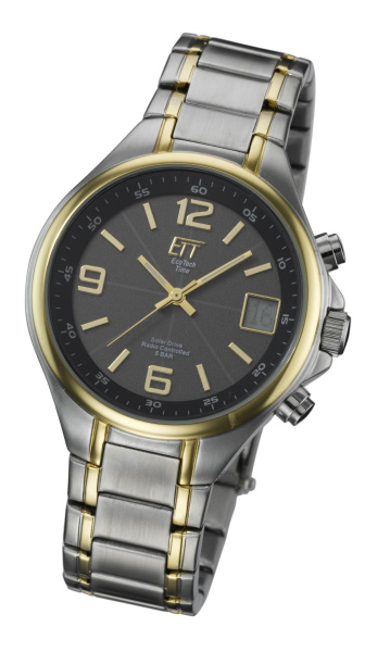 Eco Tech Time Solar Drive Herren-Funkuhr