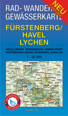 Rad-, Wander- und Gewässerkarte: Fürstenberg/Havel Lychen