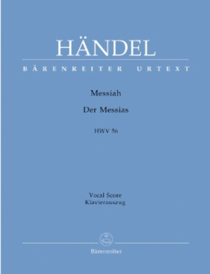 Der Messias HWV 56 (deutsch-englisch), Klavierauszug