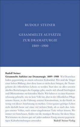 Gesammelte Aufsätze zur Dramaturgie 1889-1900