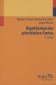 Repetitorium der griechischen Syntax