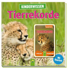 Kinderwissen Tierrekorde, m. 32 Quartettkarten