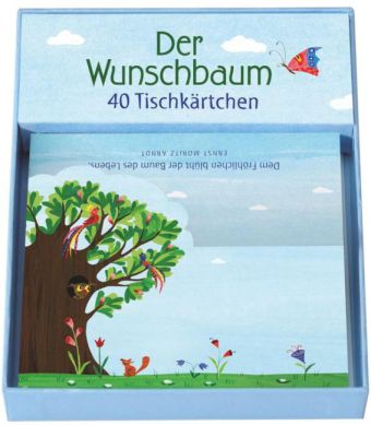 Der Wunschbaum, 40 Tischkärtchen