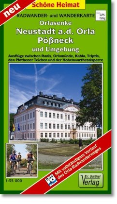 Doktor Barthel Karte Orlasenke, Neustadt a. d. Orla, Pößneck und Umgebung