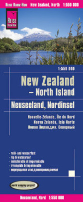 World Mapping Project Reise Know-How Landkarte Neuseeland, Nordinsel (1:550.000)