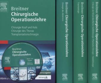 Breitner Chirurgische Operationslehre, 4 Bde., m. DVD