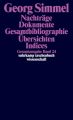 Nachträge. Dokumente. Bibliographien. Auflistungen. Indices