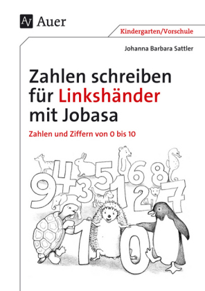 Zahlen schreiben für Linkshänder mit Jobasa