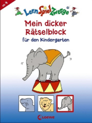 Mein dicker Rätselblock für den Kindergarten