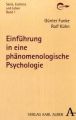 Einführung in eine phänomenologische Psychologie