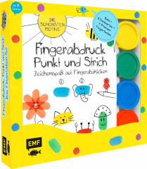 Fingerabdruck, Punkt und Strich – Das Fingerfarben-Set