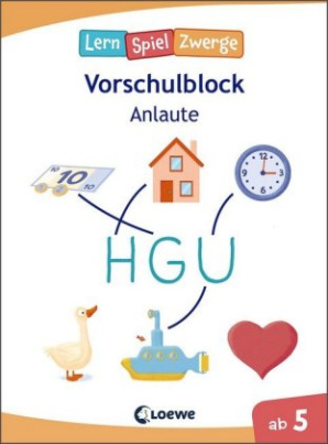 LernSpielZwerge Vorschulblock - Anlaute