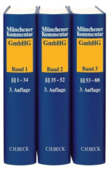 Münchener Kommentar zum Gesetz betreffend die Gesellschaften mit beschränkter Haftung (GmbHG), 3 Bde. (Pflichtabnahme)