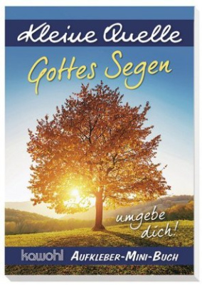 Kleine Quelle - Gottes Segen umgebe dich!, Aufkleber-Mini-Buch