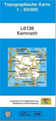 Topographische Karte Bayern Kemnath