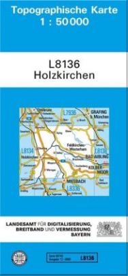 Topographische Karte Bayern Holzkirchen