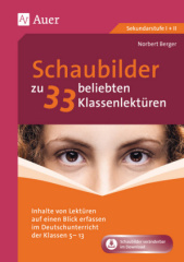 Schaubilder zu 33 beliebten Klassenlektüren