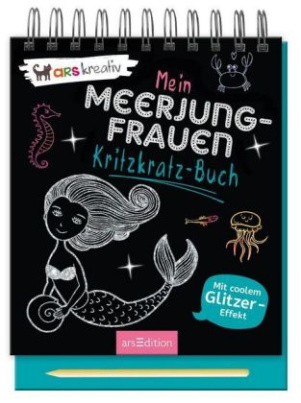 Mein Meerjungfrauen-Kritzkratz-Buch, m. Sift