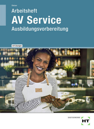 Arbeitsheft AV Service mit eingetragenen Lösungen