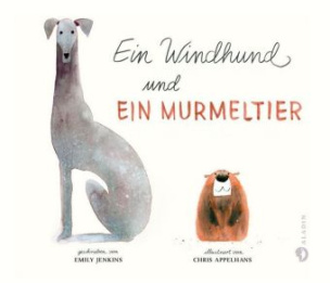 Ein Windhund und ein Murmeltier