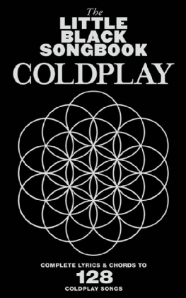 The Little Black Book: Coldplay, for Guitar