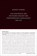 Zur Geschichte der Deutschen Sektion der Theosophischen Gesellschaft 1902-1913