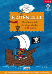 Flötenlilli, m. Audio-CD. Bd.2