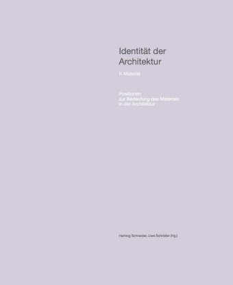 Identität der Architektur. Bd.2