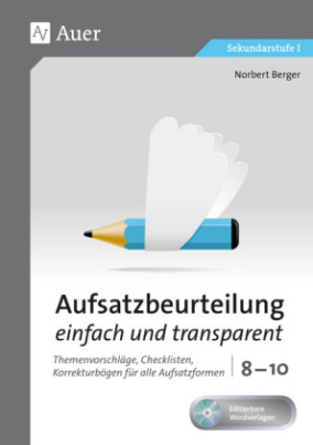 Aufsatzbeurteilung einfach und transparent 8-10, m. 1 CD-ROM