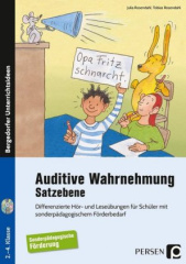 Auditive Wahrnehmung - Satzebene, m. 1 CD-ROM