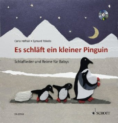 Es schläft ein kleiner Pinguin