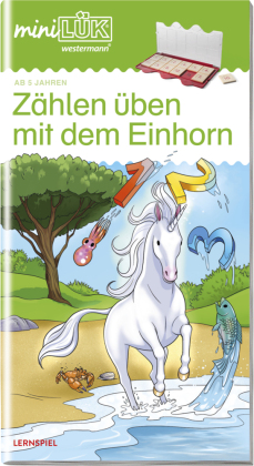 Zählen üben mit dem Einhorn