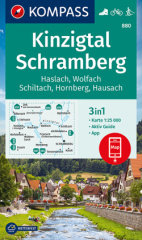 KOMPASS Wanderkarte Kinzigtal Schramberg, Haslach, Wolfach, Schiltach, Hornberg