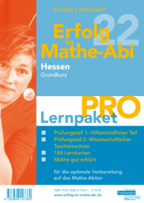 Erfolg im Mathe-Abi 2022 Hessen Lernpaket 'Pro' Grundkurs, 4 Teile
