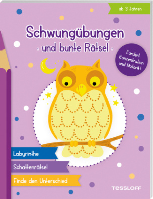 Schwungübungen und bunte Rätsel