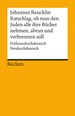 Ratschlag, ob man den Juden alle ihre Bücher nehmen, abtun und verbrennen soll