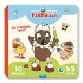 Trötsch Unser Sandmännchen Malbuch Stickermalbuch Pittiplatsch