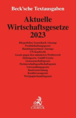 Aktuelle Wirtschaftsgesetze 2023