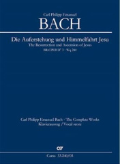 Die Auferstehung und Himmelfahrt Jesu (Klavierauszug)