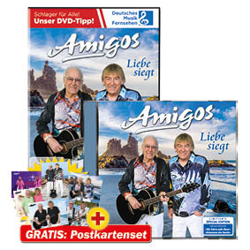 Liebe siegt CD+DVD-Paket + GRATIS Postkarten-Set