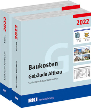 BKI Baukosten Gebäude + Positionen Altbau 2022