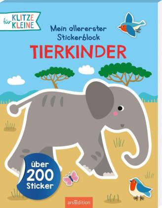 Mein allererster Stickerblock Tierkinder