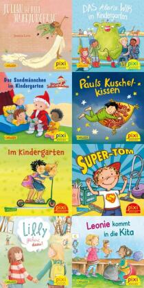 Pixi-8er-Set 286: Pixis bunter Kindergarten (8x1 Exemplar), m. 2 Buch, 6 Teile