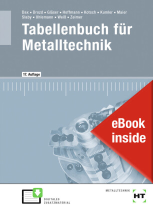 eBook inside: Buch und eBook Tabellenbuch für Metalltechnik, m. 1 Buch, m. 1 Online-Zugang