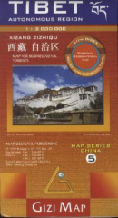 Gizi Map Tibet, Geographical Map