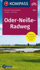 KOMPASS Fahrrad-Tourenkarte Oder-Neiße-Radweg 1:50.000