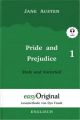 Pride and Prejudice / Stolz und Vorurteil - Teil 1 Softcover - Lesemethode von Ilya Frank - Zweisprachige Ausgabe Englisch-Deutsch (Buch + Audio-Online), m. 1 Audio-CD, m. 1 Audio, m. 1 Audio