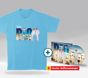 RIO Fan-Set T-Shirt + CD + GRATIS Kofferanhänger