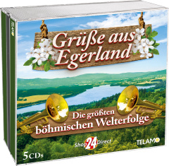 Die größten Akkordeonhits aller Zeiten + Grüße aus Egerland - Die größten böhmischen Welterfolge