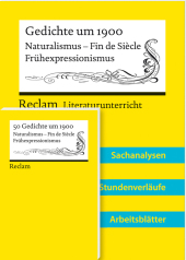 Lehrerpaket zum länderübergreifenden Abiturthema 2024-2026 »Gedichte um 1900« (Textausgabe + Lehrerband)